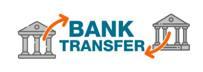 Secure bank transfer illustration